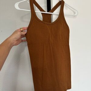 lululemon athletica Brown Tank Top